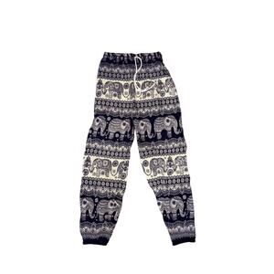 Elephant Print Harem Pants - Fits size XS